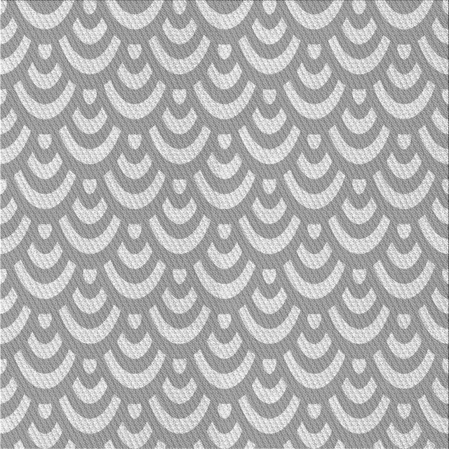 Ahgly Tapis d'Intérieur Lavable en Machine Carré Transitionnel Gris Canon, 6 Pieds Carré