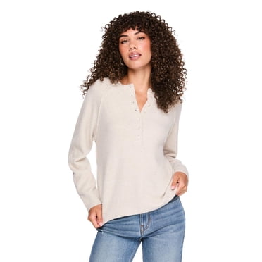 George Women's Long-Sleeve Henley Sweater