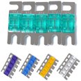 thumbnail image 4 of Pack of 4 Car Fuse Vehicle Safety Driving Supplies Holder Universal Auto Vehicle Truck Caravans RVs Flame Retardant Circuit Protection Fuses Replacement Parts 80A, 4 of 9