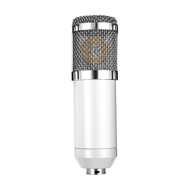 Professional Condenser Microphone with Low Self-Noise & High Sensitivity - 20Hz-20kHz Frequency Response for Studio-Quality Recording, Broadcasting, Voice-Over & Desktop Use - Includes Foam