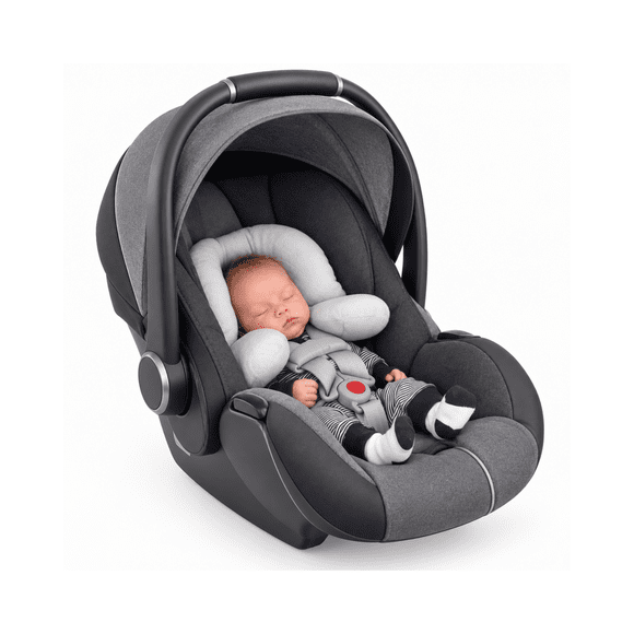 Jolly Jumper 3-in-1 Deluxe Head Hugger | Proudly Canadian Company | Infant Head & Body Support Cushion for Car Seats, Strollers & Lounging | Snug, Comfortable Fit
