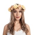 thumbnail image 2 of Guirlande de Cheveux Fleurs pour Femmes, Bandeau Couronne Florale, 2 of 3