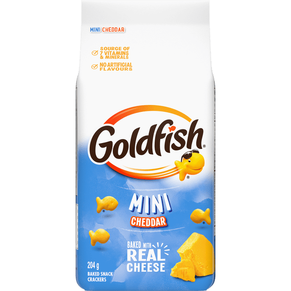 Craquelins GoldfishMD Mini Cheddar (Sachet de 204g)