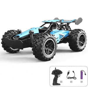Funtogether Toys 4WD hors route RC Voiture, 1:18 Voiture de télécommande tout-terrain haute vitesse pour enfants & Hommes