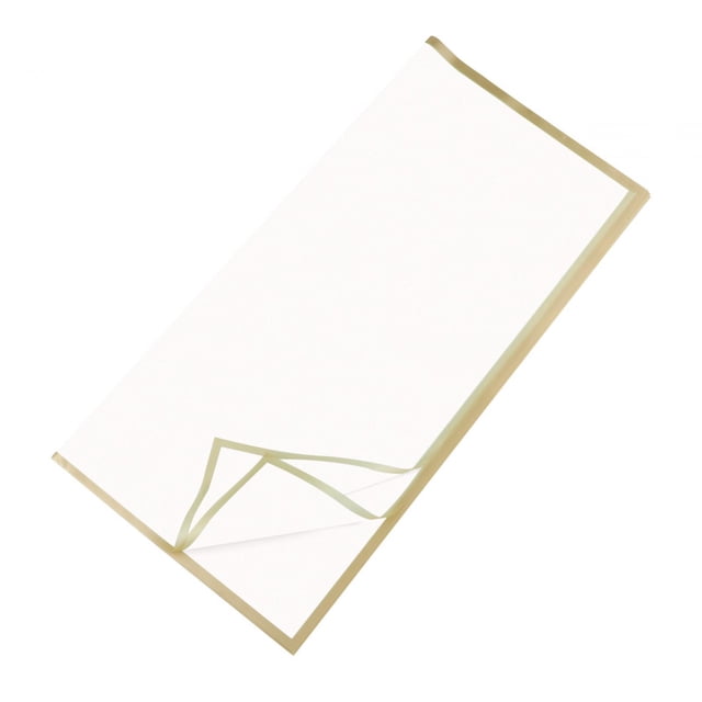 Abbracc 20 Pieces Flower Wrapping Paper Gift Packaging Paper for Engagement Birthday White