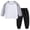 AA-Gray, variant on lcziwo Gifts for Dad! Kids Boys Girls Cute Color Block Long Sleeve Pullover Tops and Drawstring Jogger Pants with Pocket Sweatsuit 2 Piece Sets Fall Winter Clothes