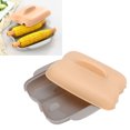 thumbnail image 4 of Microwave Corn Cooker, 7 To 8 Minutes Dishwasher Safe 2 Corn Cobs Steamed Corn Box Microwavable  For Kitchen Blue,Beige, 4 of 8
