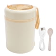 thumbnail image 2 of Electric Lunch Box, 600ml Portable Food Warmer Lunch Box, Insulated Food Jar Heated Soup Food Warmer for Travel Work Home Office Car Truck Men Women, 2 of 7