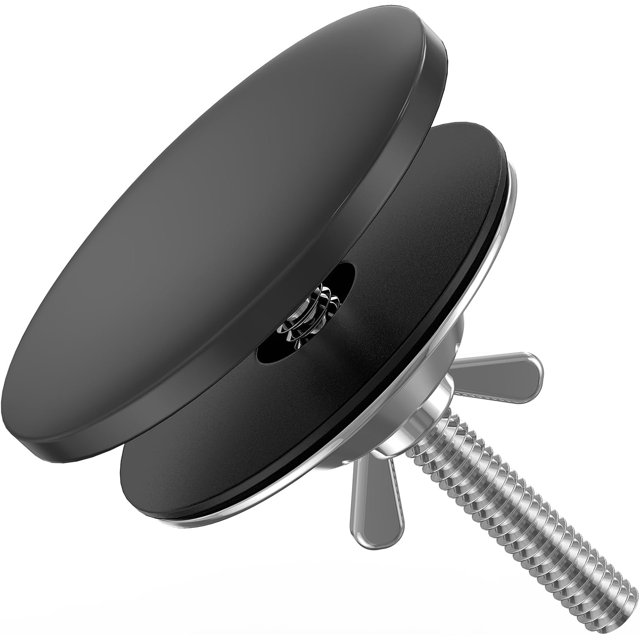 Stainless Steel Metal 2 Inch Kitchen Faucet Hole Cover Faucet Hole Plug Matte Black 2 Inch Kitchen Faucet Hole Cover Faucet Hole Plug Matte Black Sink Hole Cover Black for Prevent Leaks