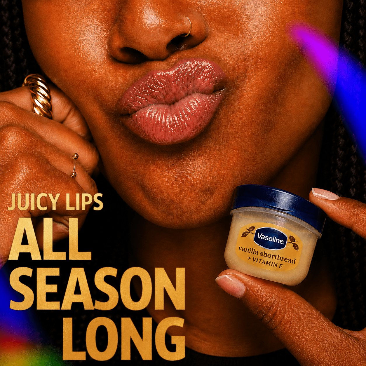 Vaseline Thérapie des lèvres Cutie Jar 7g Sablés Coffret cadeau
