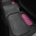 thumbnail image 4 of FH Group Solid Black Heavy Duty Floor Mats from FH Group for Auto Car w/ Free Dash Mat, 4 of 6