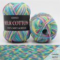 thumbnail image 3 of Birdeem Colorful Hand Knitting 50G Knitting Crochet Milk Soft Baby Cotton Wool Yarn, 3 of 10