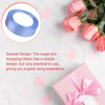 thumbnail image 4 of Gift Wrap Ribbon Wedding Clothes Making Supply Multi-color DIY Craft Accessories Festival Fabric Polyester Ribbons Box Ornaments Sky-blue 20, 4 of 7