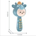 thumbnail image 4 of Milaget Micro Portable Sans Fil Bluetooth pour Changer de Chanson pour Chanter Enfants Garçons Jaune Jaune Musique Locale, 4 of 9