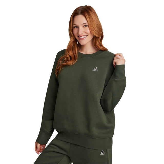Reebok Women’s Game Day Fleece Oversize Crew