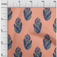 thumbnail image 1 of oneOone Polyester Lycra Fabric Leaves & Floral Block Print Fabric BTY 56 Inch Wide, 1 of 4