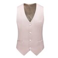thumbnail image 1 of Birdeem Débardeur pour Hommes Rayé Mode Rétro avec Poches Simple Boutonnage Col en V Débardeurs Blouse, 1 of 1