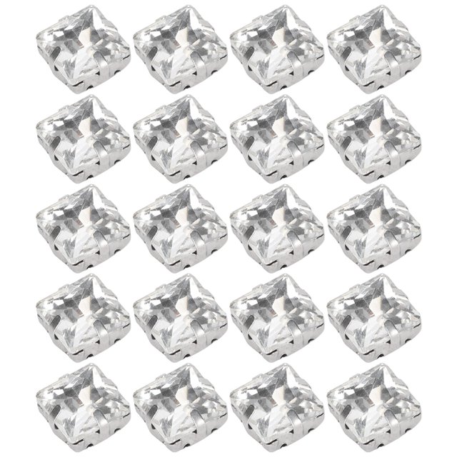 Strass Griffes, 20 Pcs Strass Griffes Brillants Bricolage Strass Accessoires de Vêtements Axés sur la Performance