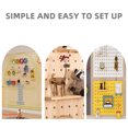thumbnail image 3 of CATIEBYE 50Pcs Versatile Pegboard Hooks for Wall Storage and Garage Tool Display, 3 of 8