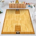 thumbnail image 2 of Dosaele Football Rug Decorative Noise Reduction Modern Sport Nursery Rug Floor Carpet, 2 of 4