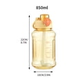 thumbnail image 2 of Clear Water Bottles Water Bottle | Clear Plastic Water Bottles | Sports Gym Bottle | Sport Water Bottles | Reusable Water Bottles | Smart Sports Bottle Clear Water Bottles Youngster Water Bottle, 2 of 2