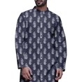 thumbnail image 4 of Atasi Ensemble Kurta Pyjama Long pour Hommes à Col Mandarin Imprimé Tenue Décontractée pour Garçons, 4 of 4