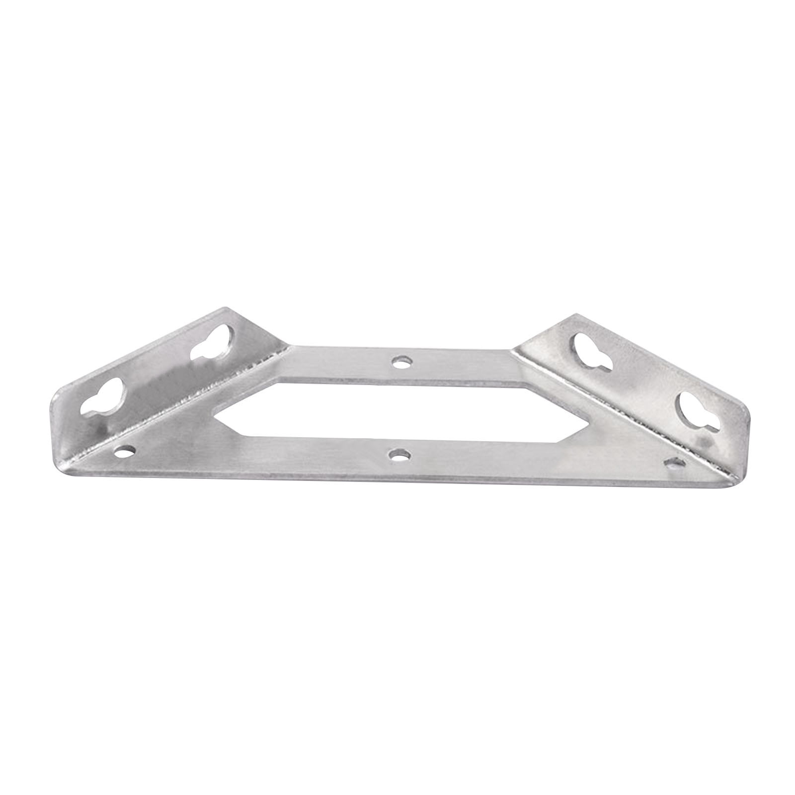 Birdeem Stainless Steel Multifunctional Corner Three Sided Fixed Corner Brace Cabinet Trapezoidal Hanging Angle Hanging Layer Board Support Furniture Connecto