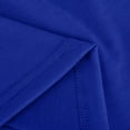 thumbnail image 4 of Penkiiy Robe Maxi Évasée d'Été Décontractée pour Femme à Manches Courtes et Col Ras du Cou, Fluide, Asymétrique, à Étages, Robe de Plage avec Poches, G Bleu, 4 of 8