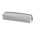 thumbnail image 2 of Gray Students Simple Oxford Cloth Pencil Bag Large Capacity Stationery Organizer Compact Opening Design Gray School Supply, 2 of 6