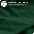 thumbnail image 4 of Ivy Union Microfiber Sheet Set - Breathable - Deep Pocket, Full XL, Forest Green, 4 of 6