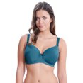 thumbnail image 1 of Freya Womens Idol Seamless Molded Balcony Bra, 30HH, Teal, 1 of 4