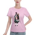 thumbnail image 1 of T-Shirt Basique à Manches Courtes pour Femmes Demon Slayer : Tanjirou et Nidouzi, 1 of 6