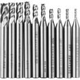thumbnail image 1 of 10Pcs End Mills 1.5-6Mm 4 Flute Cutter Drill Bit Cutter Tools, Metal Straight Shank Round Drill Bit Set Tool Set For Woodworking Aluminum Steel Titanium, 1 of 5