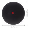 thumbnail image 2 of HINTRMENT 1Set Small Squash Ball Made of Rubber Ideal for Training with Racketball Enthusiasts, 2 of 8