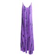 thumbnail image 3 of Femmes Été Boho Plage Imprimé Longue Robe Dentelle Épaule Froide Casual Maxi Robe, 3 of 5