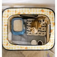 thumbnail image 2 of Cage Pliante pour Animal de Compagnie avec Porte, Transporteur pour Chat, Chenil pour Chien et Chat, ZBH, Jaune, 2 of 6