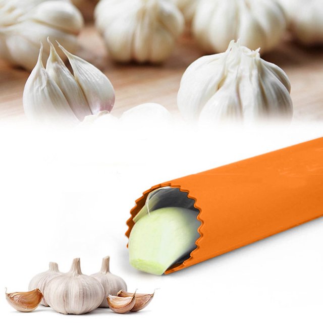 Garlic Press Kitchen Gadgets Garlic Press - Silicone Garlic Peeler - Easy Roller Garlic Peeling Tube -Silicone Tool-Peels Garlic Cloves In Seconds Without Smell From Hands - Skin Roller