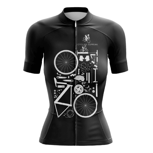 Pièces de Vélo Chandail de Cyclisme pour Femmes - 2TG