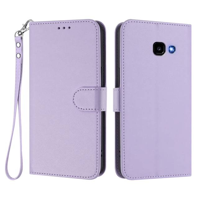 GANGXUN Wallet Case for Samsung Galaxy A5 2017 – Magnetic Closure, RFID Blocking, Wrist Strap, Wireless Charging Compatible
