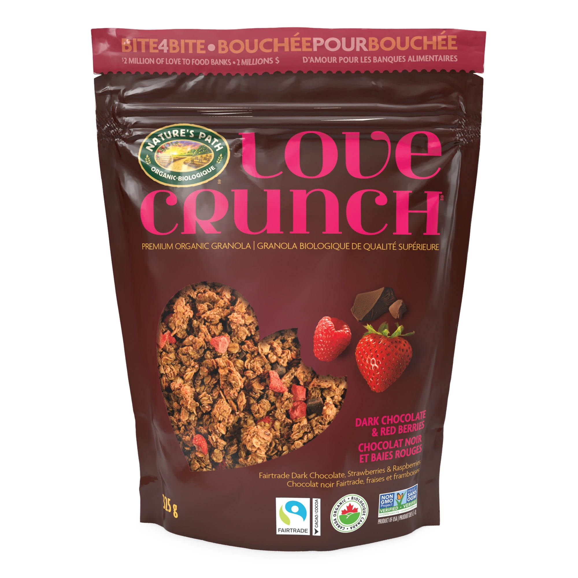 Nature's Path Granola Bio Chocolat Noir & Baies Rouges Love Crunch