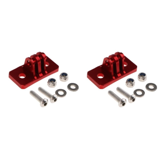 Wisewang Aluminum Alloy Tripod Adapter Mount Base Red Hero6/5/4/3+ Camera for Style A 2Set