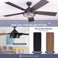 thumbnail image 4 of Prominence Home 51479-01 Ventilateur de Plafond Octavia, 52, Noir Mat, 4 of 4