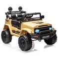 thumbnail image 1 of BeesClover 12V Two-Seater Kids Electric Ride on Truck with Parent Remote, Suspension System, LED Lights & Music Player, Battery Powered Ride-on Car for Boys & Girls, 1 of 7