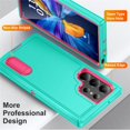 thumbnail image 3 of for Samsung Galaxy S23 Ultra 5G Case, Samsung S23 Ultra Phone Case with Built in Kickstand, Shockproof/Dustproof/Drop Proof Heavy Duty Military-Grade Rugged Protective Cover for Samsung S23 Ultra 5G, 3 of 8