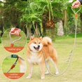 thumbnail image 4 of Dog Leash  5FT Nylon Reflective Leash  Soft Padded Handle Thick Leash for Large Medium Dogs Brown, 4 of 11