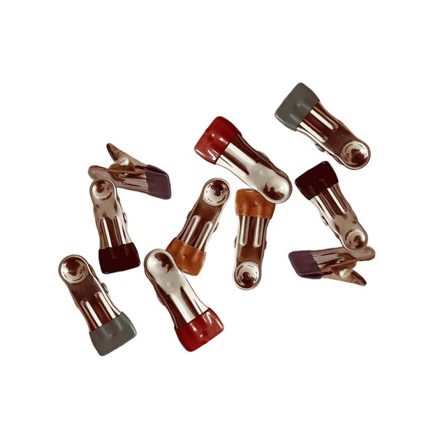 10Pcs Clips à Coudre en Acier Inoxydable Sans Trace Clip Couleur Sans Trace Clip Couleur en Acier Inoxydable Polyvalent pour les Pièces
