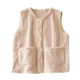 thumbnail image 1 of Women's Thick Fleece Loungewear with Solid Color and Warm Pockets for Winter, 1 of 3