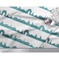 thumbnail image 2 of Soimoi Green Georgette Viscose Fabric Indian Monuments Architectural Decor Fabric Printed Yard 42 Inch Wide, 2 of 3