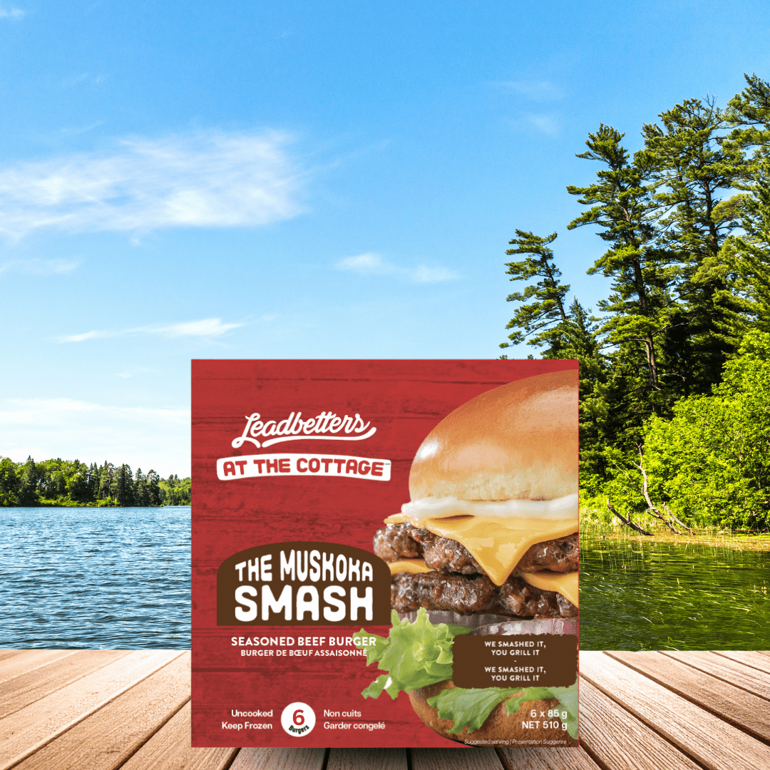 Leadbetters Muskoka Smash Beef Burger, Muskoka Smash Burger