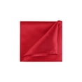 thumbnail image 2 of INSPIRE CHIC Men's Pocket Square Solid Color Handkerchiefs Self-folded For Wedding Party Wine red One Size, 2 of 4